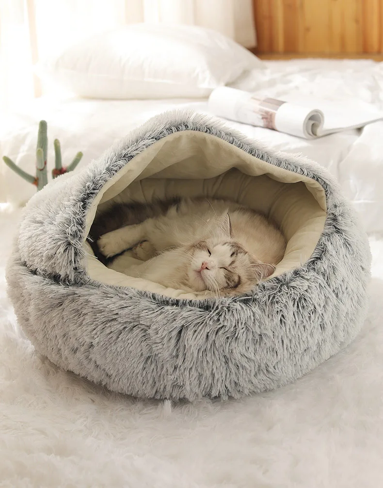 Cats Round Plush Bed Cats Round Plush Bed