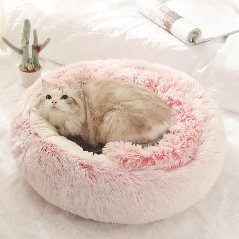 Cats Round Plush Bed Cats Round Plush Bed