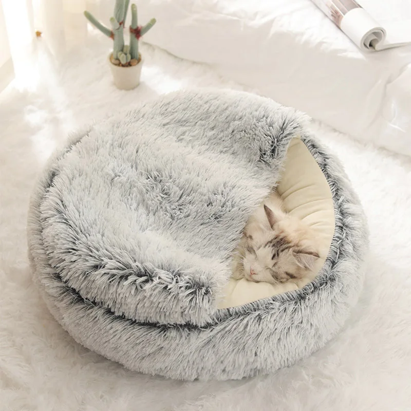 Cats Round Plush Bed Cats Round Plush Bed