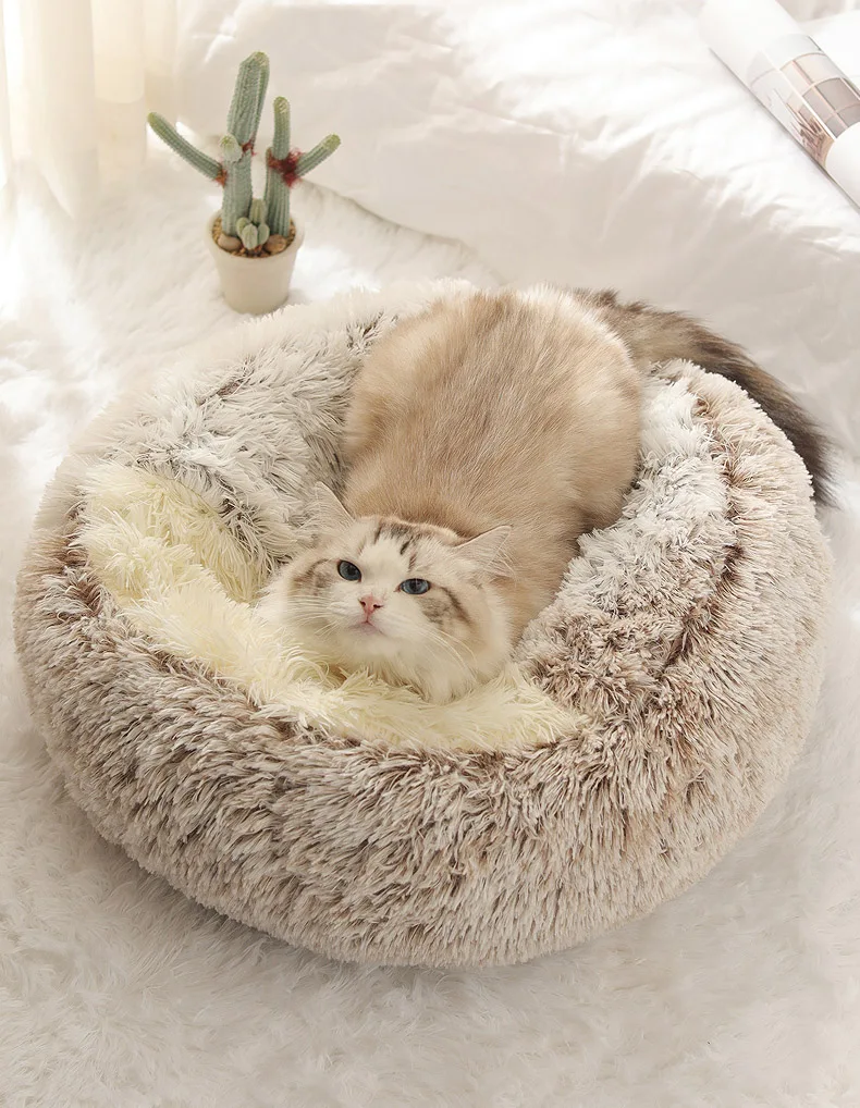 Cats Round Plush Bed Cats Round Plush Bed