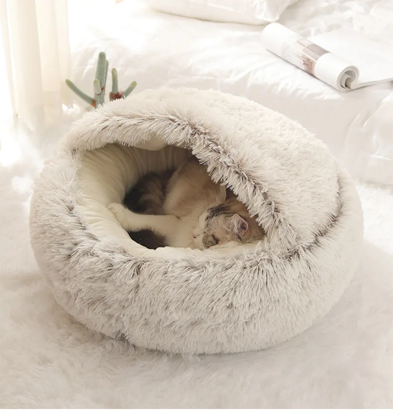 Cats Round Plush Bed Cats Round Plush Bed