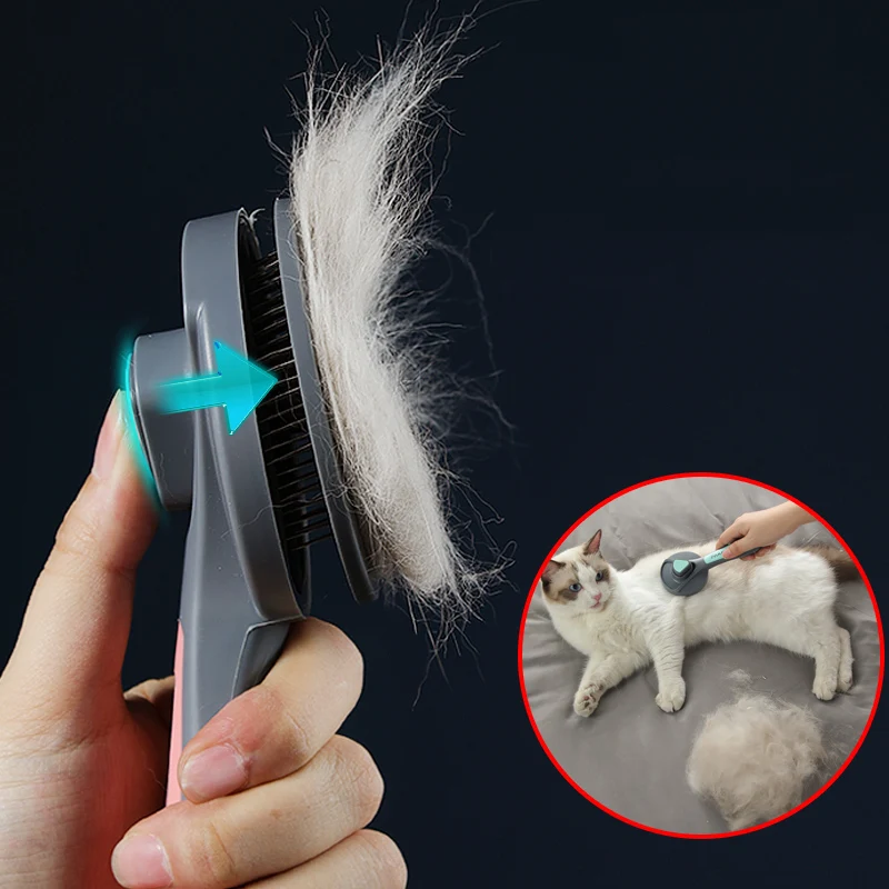 Self-Cleaning Cat Hair Comb Self-Cleaning Cat Hair Comb