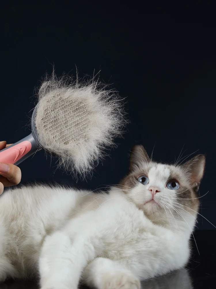 Self-Cleaning Cat Hair Comb Self-Cleaning Cat Hair Comb